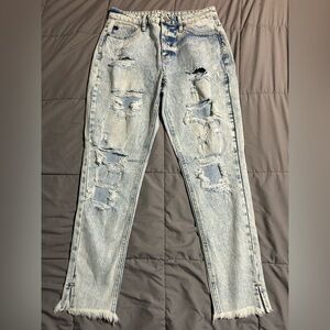 KanCan Light Blue Distressed Jeans